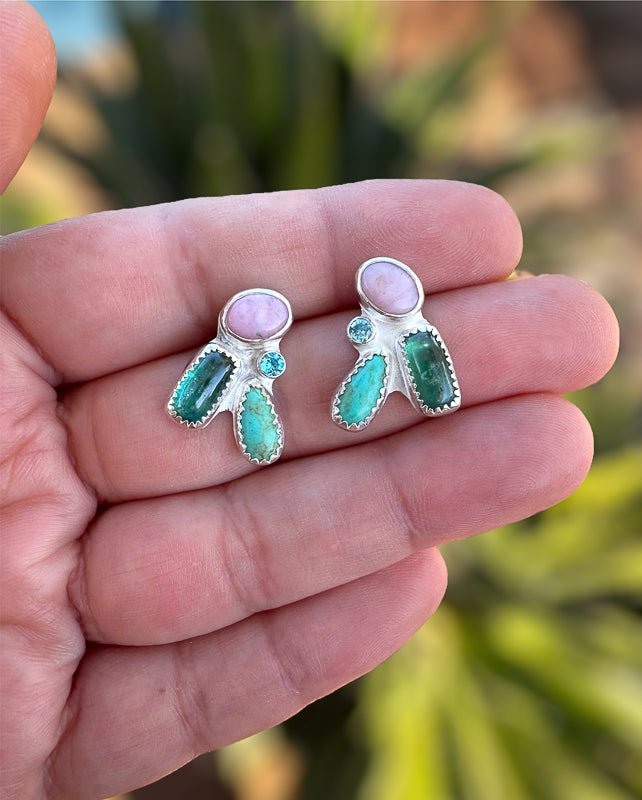 Kyanite Cluster Earrings