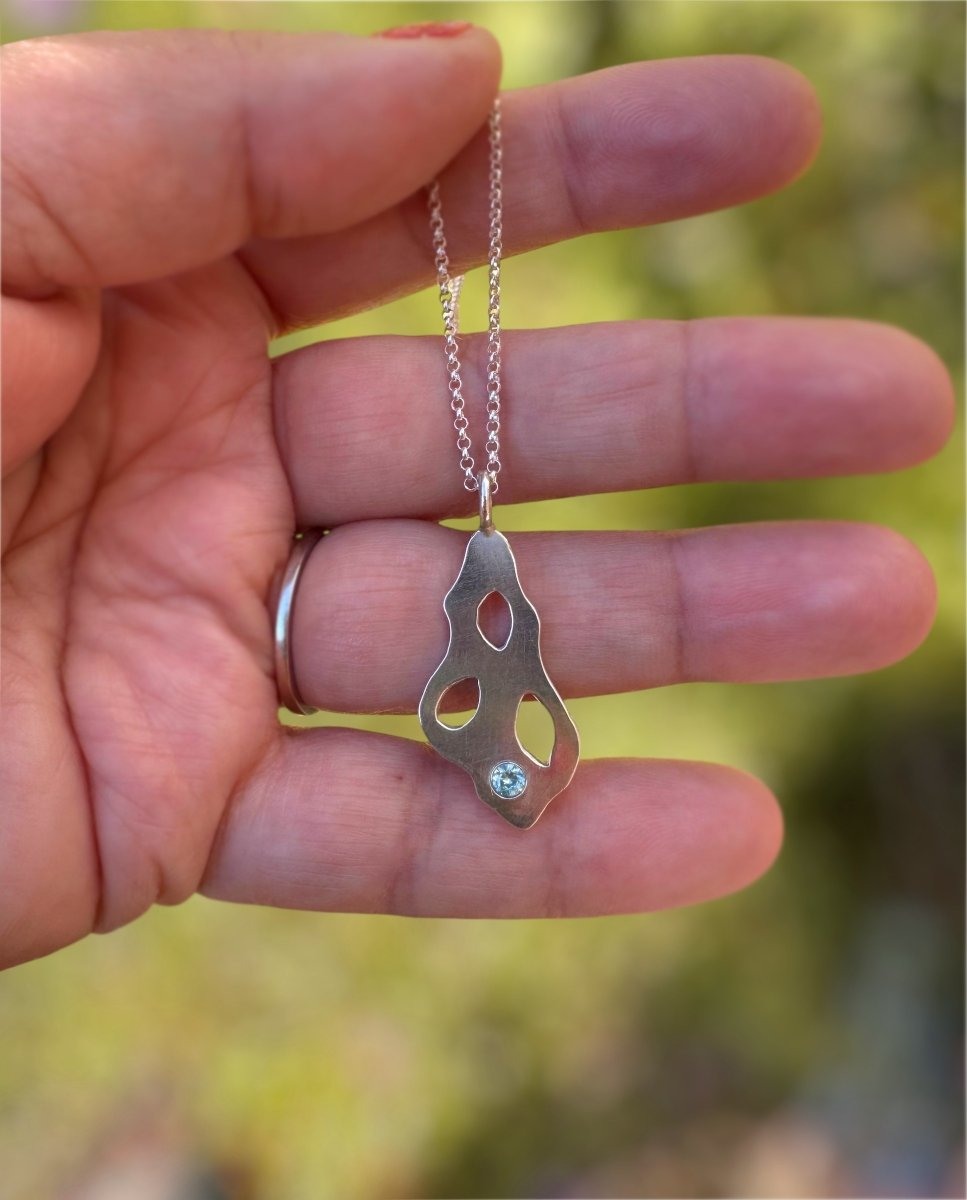 Another view of Cholla Pendant Necklace