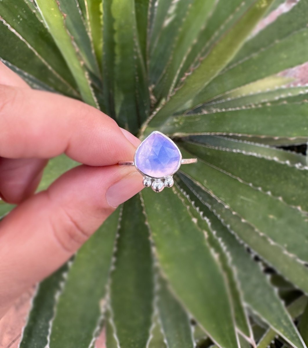 Lavender Moon Quartz Ring - Design 01