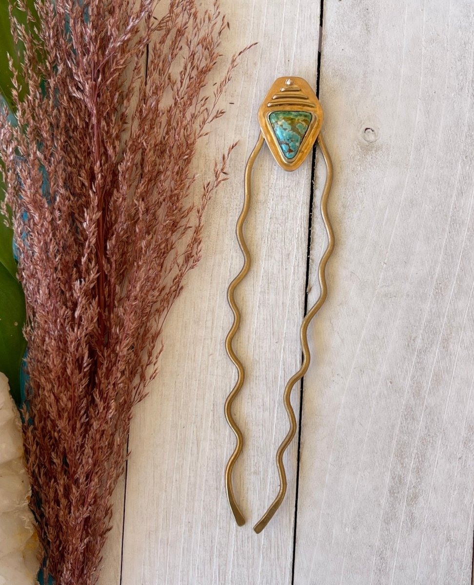 Turquoise Hair Fork