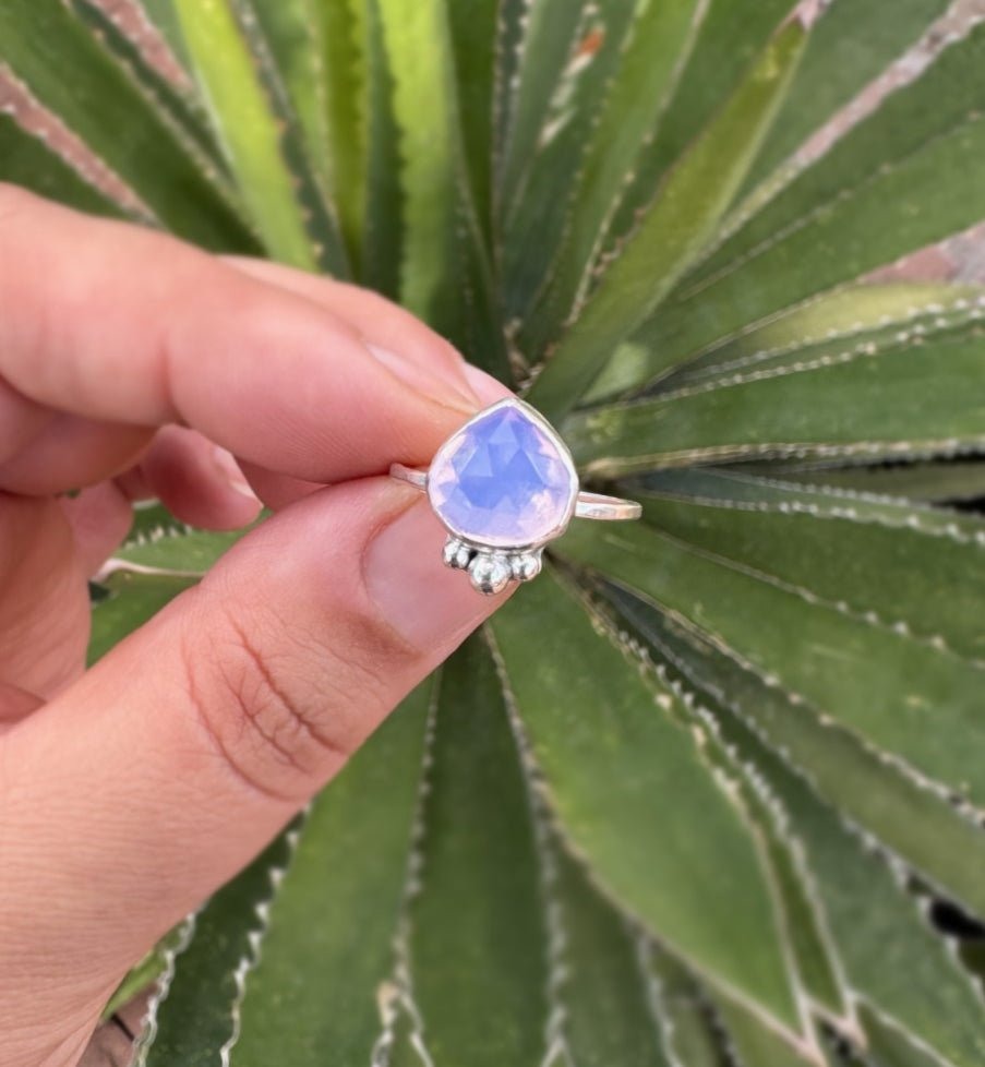 Lavender Moon Quartz Ring - Design 02
