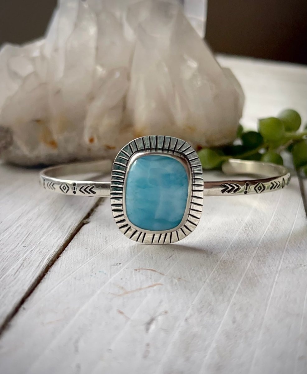 Larimar Cuff Bracelet