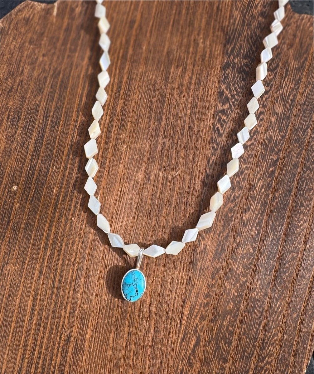 Turquoise & Mother of Pearl Necklace