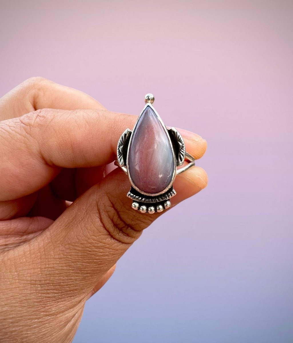 Another view of Agate Stone Ring
