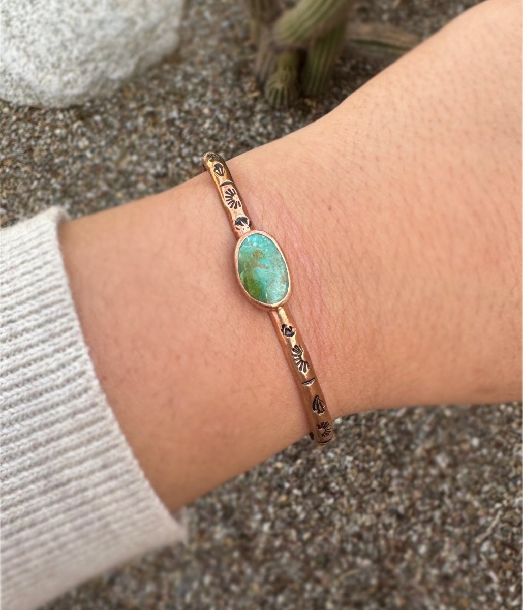 Turquoise Copper Cuff