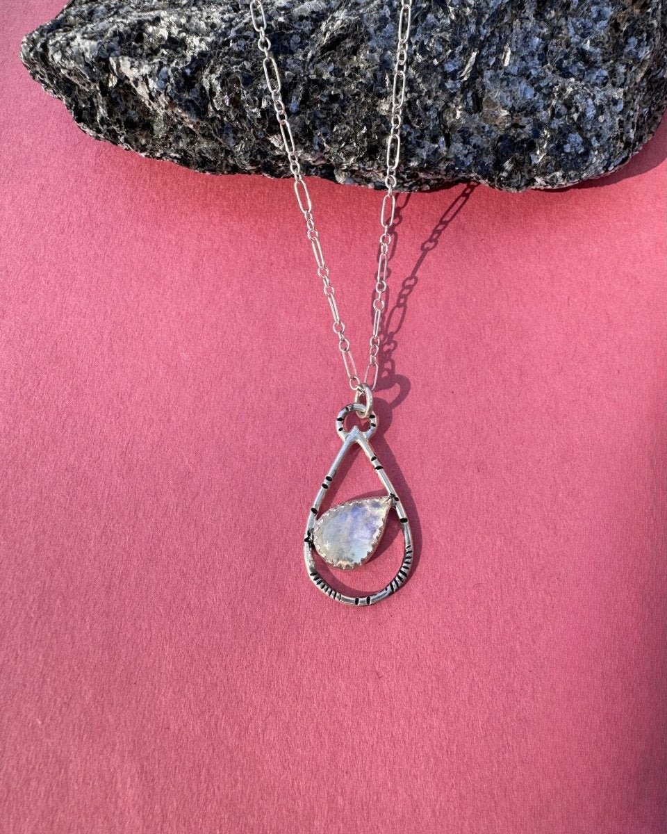 Rainbow Moonstone Necklace